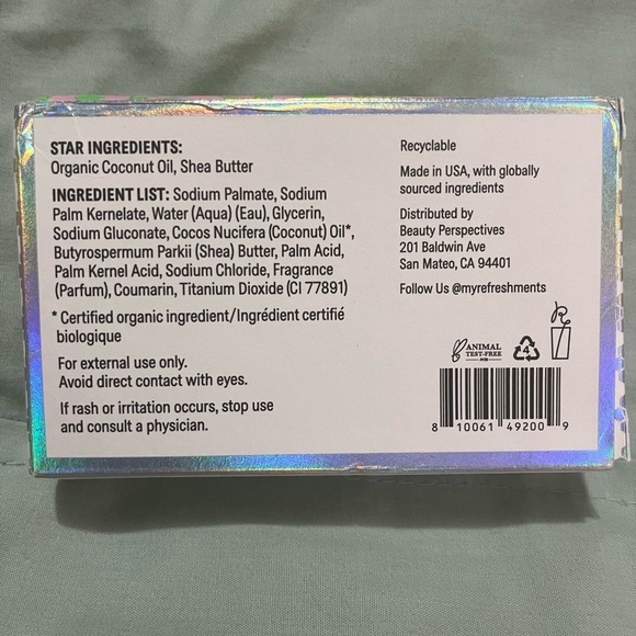 NIB Vegan Refreshments Coconut Colada Soap 🧼 Bar🥥 - Picture 2 of 4